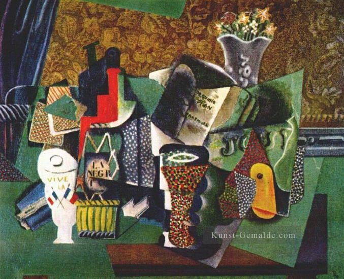 Vive la France 1915 kubist Pablo Picasso Ölgemälde